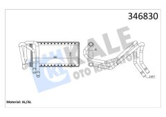 KALE 346830 KALORIFER RADYATORU LAND ROVER DISCOVERY III L319 RANGE ROVER SPORT I L320 BORU ILE BORULU