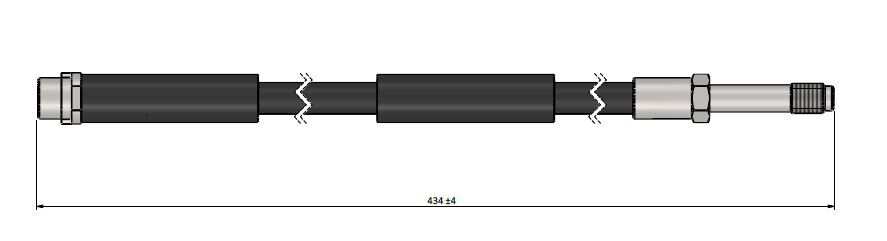 CAVO C900623A FREN HORTUMU ARKA MERCEDES SPRINTER B906 . VW CRAFTER 30-35-50
