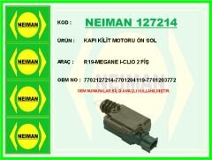 NEIMAN 127214 KAPI KİLİT MOTORU ÖN SOL R19-MEGANE I-CLIO 2 FİŞ