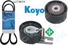 GVA 59T4315OE EKSANTRİK GERGİ KİTİ P206-P207-P307-P308-P407-P3008-EXPERT-PARTNER-BERLINGO-JUMPY-C2-C3-C4-C5- XSARA-FOCUS II-FIESTA V-VI VOLVO S40-C30-V50-FIAT SCUDO EURO4 1.6 HDI-TDCİ