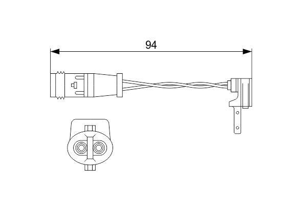 BOSCH 1987474553 BALATA FISI MERCEDES W176 W177 W246 W247 W205 C117 W213