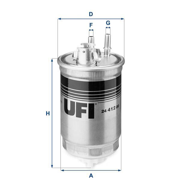 UFI 2441200 YAKIT FİLTRESİ DOBLO-PALIO-SIENA-PUNTO II 1.9D 11/00> OE