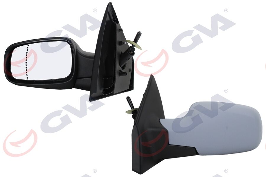 GVA 1014141 DIŞ DİKİZ AYNASI SOL RENAULT CLIO III 05> MEKANİK ASTARLI ASFERİK 2 FİŞ VM-6136PAL 2 FİŞ VM-6136PAL