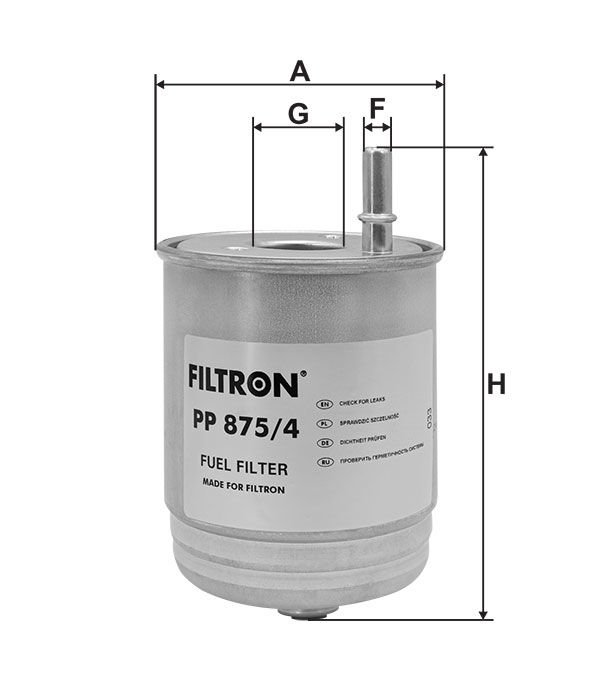 FILTRON FILT PP 875/4 I30-CEED YAKIT FILTRESI