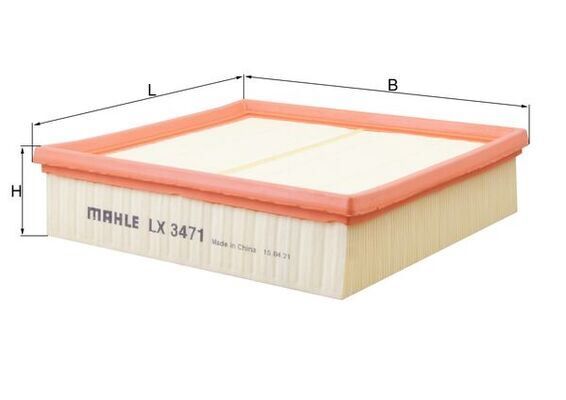 MAHLE LX3471 HAVA FILTRESI MERCEDES OM651 W176 W246 C117 X117 X156
