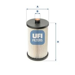 UFI 2601200 YAKIT FİLTRESİ VW CRAFTER 30-50 2.5 TDİ 06 > OE