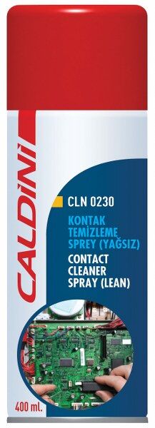 CALDINI CLN-00230 KONTAK DEVRE TEMİZLİYİCİ SPREY YAĞSIZ 400 ml.