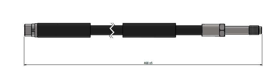 CAVO C900622A FREN HORTUMU ARKA MERCEDES SPRINTER B906 B907 . VW CRAFTER 30-35-50