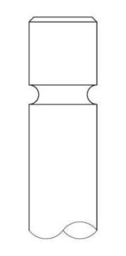 GUNES 1373-1374.5 SUBAP EMME EGZOZ TEMPRA-UNO-SLX 1.6 8V 0.50 IN-4/EX-4