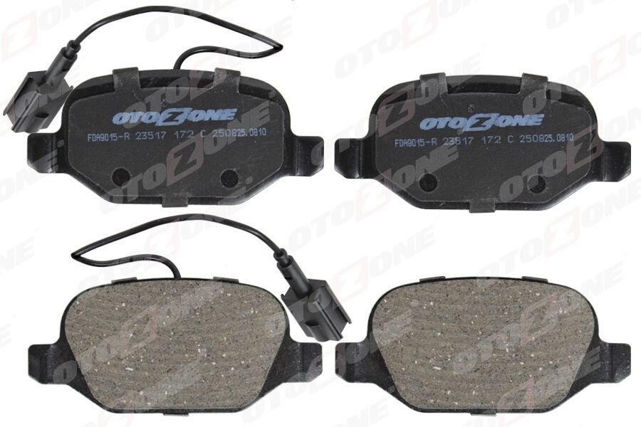 OTOZONE FDA9015-R ARKA FREN BALATASI ALFA ROMEO MITO 09> FIAT LINEA 09> 1.3JTD 1.4TJET 1.6JTD FİSLİ