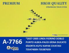 AYHAN A7766 SİGORTA KUTU KAPAK CIVATASI FIAT LINEA-FIORINO-DOBLO-PUNTO-ALBEA-PALİO-SİENA-DUCATO