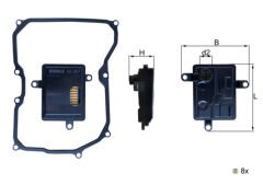 MAHLE HX267D Hydraulic filters