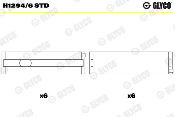 GLYCO H1294.6 STD ANA YATAK VAG