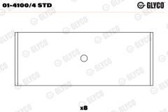 GLYCO 014100.4 STD KOL YATAK VAG 76.5MM AEE