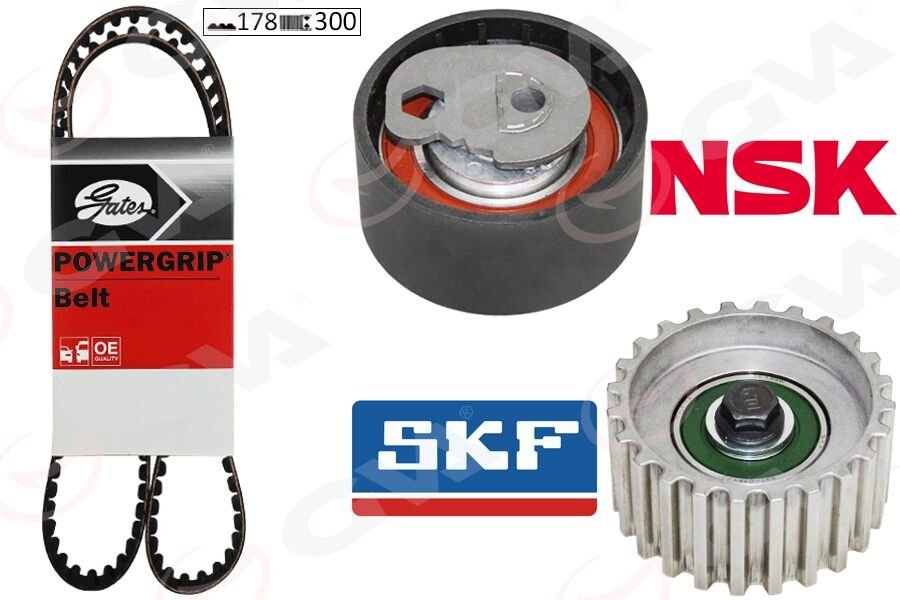 GVA 59T2917G EKSANTRİK GERGİ KİTİ 178x300 DUCATO 2.3D- JTD 06 > DAILY II-III 02 > F1AE0481C GATES KAYIŞ
