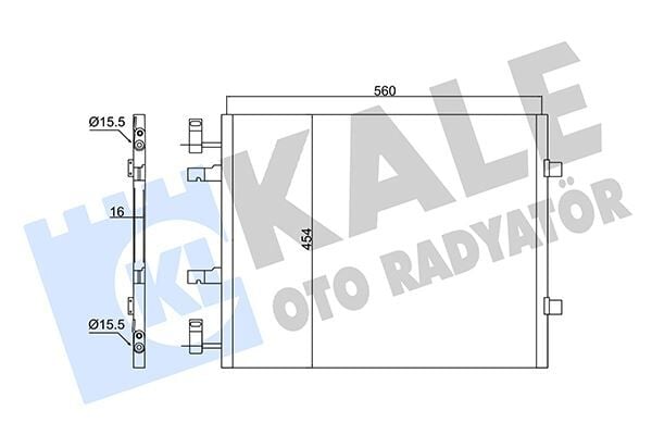 KALE 350670 KLİMA RADYATÖRÜ KONDENSER TRAFIC II 01> OPEL VİVARO 1.9 DTİ 2.0 CDTİ