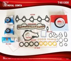 ROYAL T461008 MOTOR TAKIM CONTA REINZ KEÇELİ S.LASTİKLİ TAM TK. SKCSİZ FOCUS II 1.6 TDCI 04>11 FIESTA 1.6 TDCI 02 >08 FUSION 1.6 TDCI 04>14 VOLVO C30 06>12 S40 II 06>12 S80 II 06>12 V50 05>12 V70 III 09>11 1.6D-206
