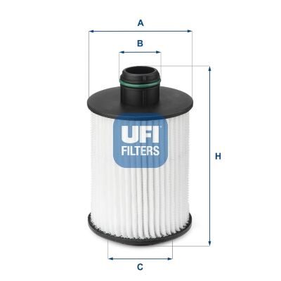 UFI 2509300 YAĞ FİLTRESİ ASTRA J-INSIGNIA-ZAFIRA C-SAAB 9-5 2.0CDTI OE