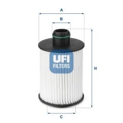 UFI 2509300 YAĞ FİLTRESİ ASTRA J-INSIGNIA-ZAFIRA C-SAAB 9-5 2.0CDTI OE