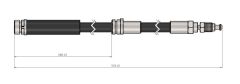 CAVO C900470A ÖN FREN HORTUMU FORD FUSION 02-12 FIESTA 02>08