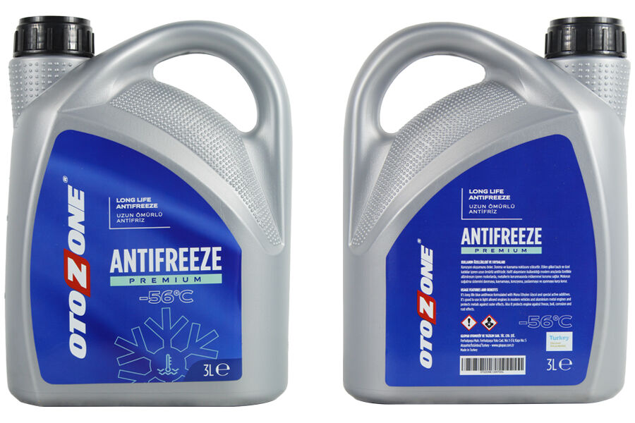 OTOZONE CANT004 ANTİFRİZ 3 LT -56 C MAVİ Koli 6 Ad