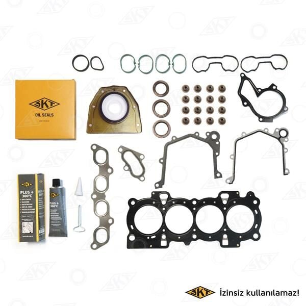 TAM TAKIM CONTA FİESTA. FOCUS. PUMA SİLİNDİR KAPAK CONTALI 1.6 16V ZETEC S 100HP BENZİNLİ MOTORLAR