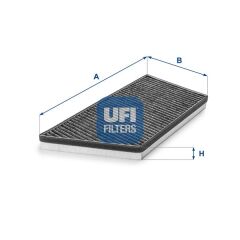 UFI 5419400 POLEN FİLTRESİ P206 1.1-1.4-1.6 02 > P206 1.1-1.4 09 > KARBONLU