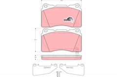 TRW GDB3349 ÖN BALATA ASTRA J 12 > INSIGNIA 08 > LANCER VI 2.0 EVO VIII 98 >08 >SAAB 9.5 10 > IMPREZA 2.5 05 >