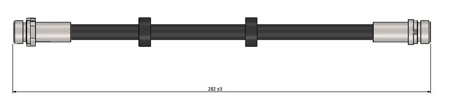 CAVO C901089A FREN HORTUMU ARKA SAĞ-SOL FORD FIESTA 08 >B-MAX 12 >