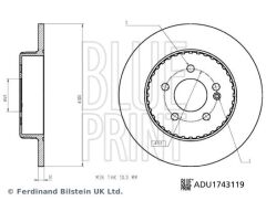 BLUEPRINT ADU1743119 FREN DISKI ARKA MERCEDES C-CLASS W205 S205 C205 A205