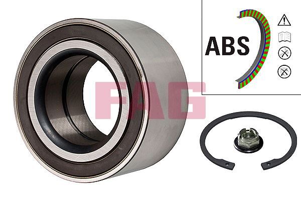 FAG 713678950 ON TEKER RULMANI KIT FOCUS III 11>17 KUGA I-II 08>14 YENI CONNECT 14> ABS LI