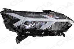 GVA 2019042 FAR SAĞ LEDLİ MOTORLU DACIA SANDERO 21> LOGAN 21> JOGGER 22> BEYAZ ÇERÇEVELİ