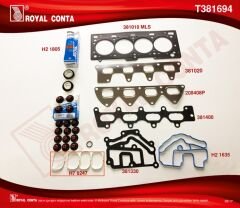ROYAL T381694 ÜST TAKIM CONTA REINZ KEÇE SUBAP LASTİK MGN II-CLIO III-SCENIC II-III 1.6 16V K4M 110-112-113 HP