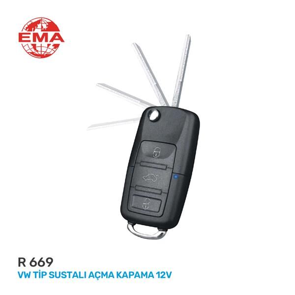 EMA R669 UZAKTAN AÇMA KAPAMA ÜNİTESİ SUSTALI TİP RENKLİ MAVİ-SARI-KIRMIZI