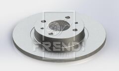 ON FREN DISKI TEMPRA-TIPO-MAREA-BRAVA-BRAVO 96> ALFA ROMEO 145-146 LANCIA DELTA-YPSILON 257x12x4DL