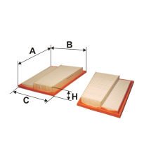 FILTRON FILT AP 034/4-2x 211-219-221-164 HAVA FILTRESI