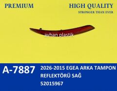 AYHAN A7887 ARKA TAMPON REFLEKTÖRÜ SAĞ FIAT EGEA SEDAN 15 >