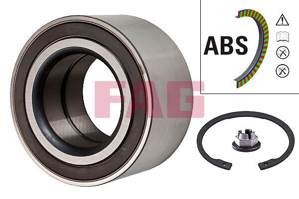 FAG 713678970 ON TEKER RULMANI KIT FOCUS III 11>17 KUGA I-II 08>14 YENI CONNECT 14> ABS LI
