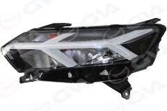 GVA 2019041 FAR KOMPLE BEYAZ ÇİZGİLİ SOL SANDERO STEPWAY 23-