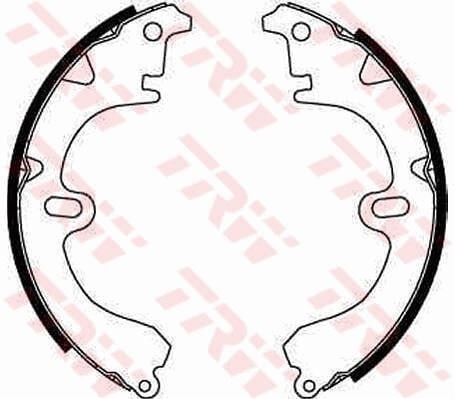 TRW GS8224 ARKA KAMPANA PABUÇ BALATA TOYOTA COROLLA 1.3L 2E 4E-FE EE90 EE100 EE111 88-00 1.6L 4A-F 4A-FE AE92 A E101 AE111 88-00 200x37