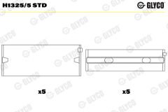 GLYCO H1325.5 STD ANA YATAK SEAT SKODA VW 1.4 1.6 FSI 16V