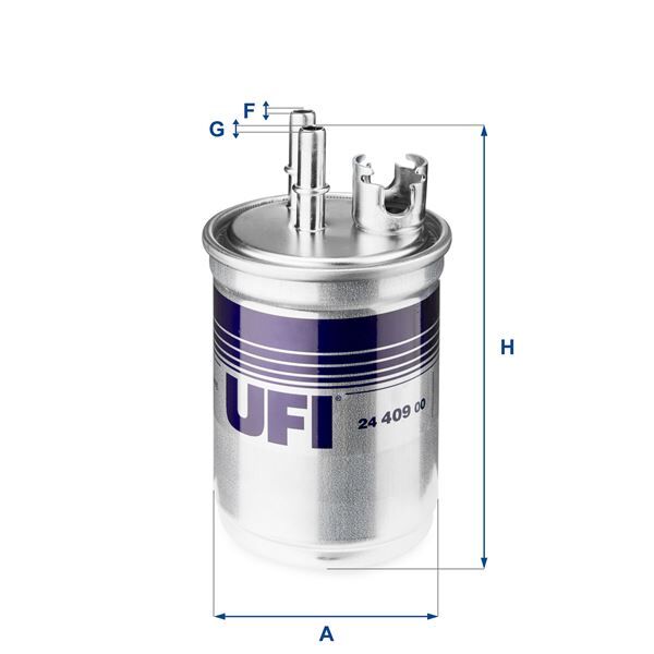 UFI 2440900 YAKIT FİLTRESİ CONNET 75HP-FIESTA 1.8 DI 00-03 FOCUS 1.8 DI-TDDI 98-04 75 HP