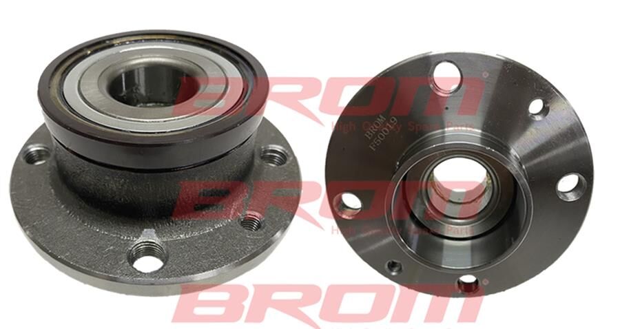 BROM F50019 ARKA TEKER PORYASI RULMANLI FIAT DOBLO 01> ABS Lİ