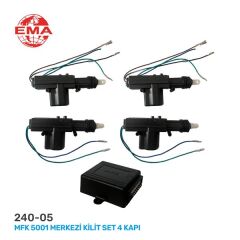 EMA 240-05 MFK-5001 MERKEZİ KİLİT SET 4 KAPI