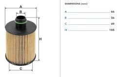 FILTRON FILT OE 682/1 ASTRA J INSIGNIA A CORSA D MERIVA B AVEO T300 YAG FILTRESI