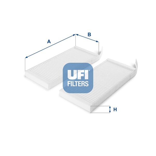 UFI 5316400 POLEN FİLTRESİ 2 PARÇA MASTER III 10>MASTER IV 19> KANGOO II 08> KANGOO EXPRESS 19>MOVANO B 10>CIT AN 12>21 1.5dCI 2.3 dCI