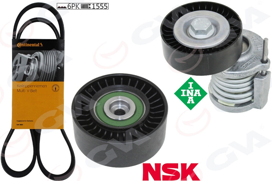 GVA 59A7210OE ALTERNATÖR GERGİ KİTİ AMAROK- TRANSPORTER T6 CAAA-CAAB-CCHA-CFCA-CAAD 2.0TDI 10-15 6PK1555