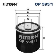 FILTRON OP595.1 YAĞ FİLTRESİ MAZDA 6 GJ 2.0 SKYACTİV-G 165HP 02/13-