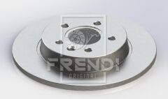FRENDI 13602 ARKA FREN DISKI AYNA FOCUS II04>11 C-MAX 07>09 VOLVO V50 04>12 C30 06>12 C70 II 05>1 3 S40 II 04>12 17 JANT - 16 JANT DÜZ 280mm 5 BİJON
