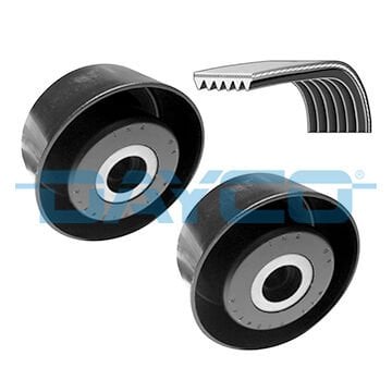 DAYCO KPV108 ALTERNATÖR GERGİ SETİ 6PK1125 PARTNER-P206-306-JUMPY1.9D -P307 1.4 16V-1.6 16V-C2 1.4-1.6-C3 1.4i- 1.4 16V
